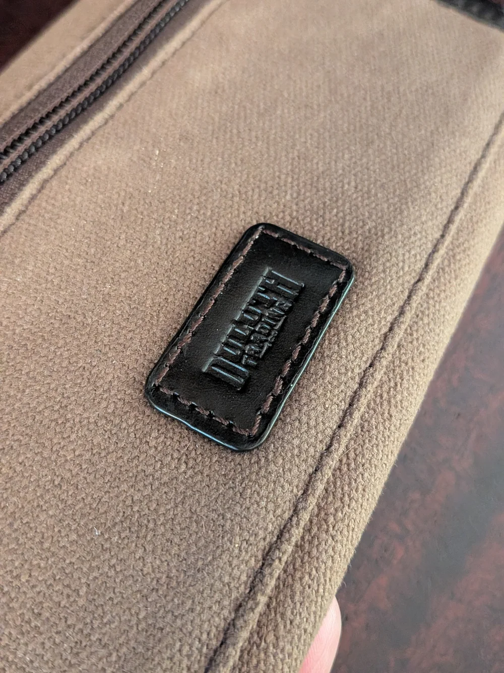 Duluth Trading Co. Canvas & Leather Travel Wallet / EDC Organizer